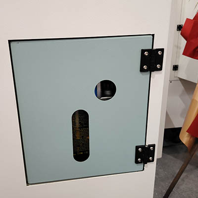 Application examples of equipment door hinges