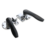 Zinc alloy freezer door latches