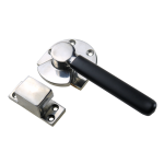 Stainless steel construction vehicle door latches