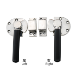 Stainless steel construction vehicle door latches