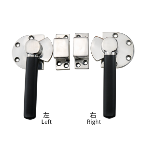 Stainless steel construction vehicle door latches