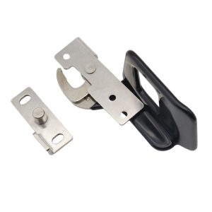 Stainless steel double door side latch