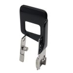 Stainless steel double door side latch