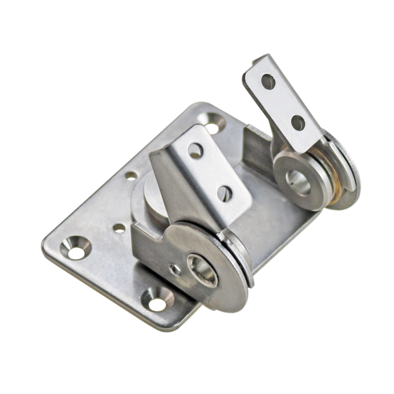 Biaxial torque hinges for industrial equipment