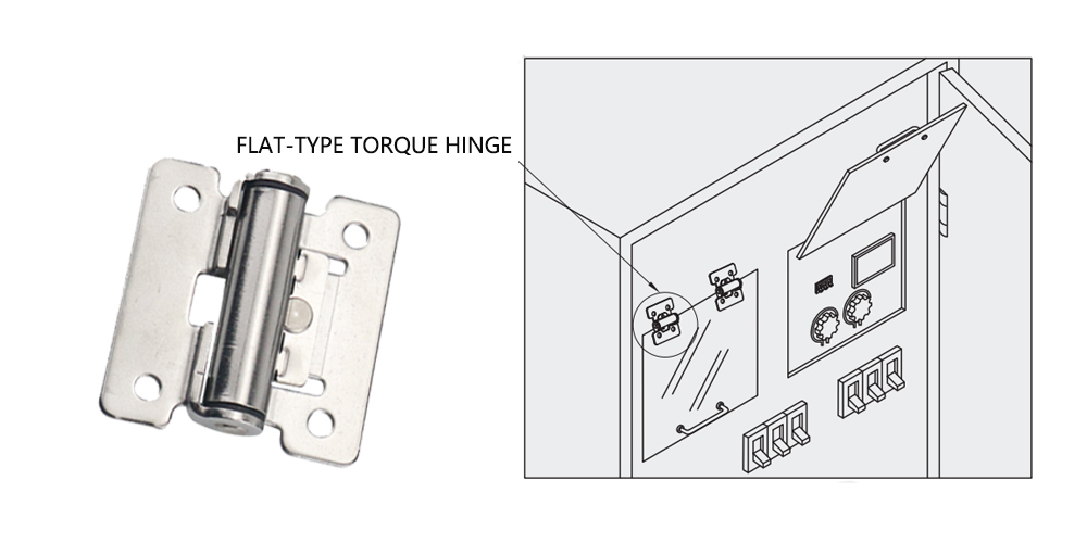 Free-Stop Swivel Torque Hinge