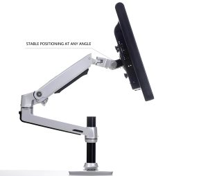 Stable positioning of the monitor at any angle