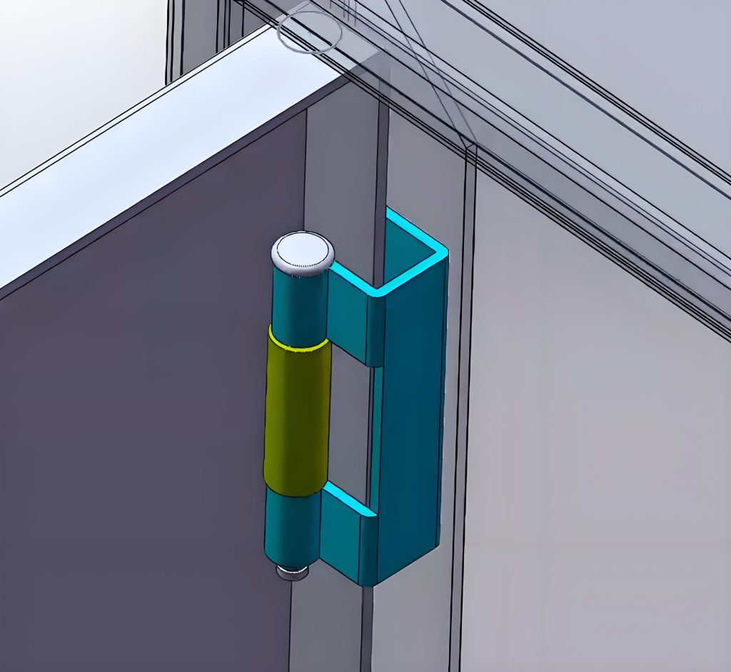 Structural Diagram of Industrial Concealed Hinge