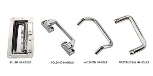 Four different installation methods for industrial handles