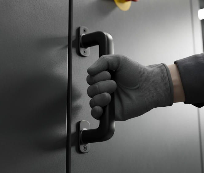 Protruding handles