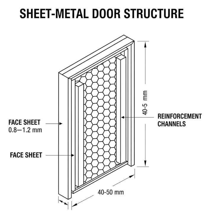 Sheet-Metal-Door-Cross-Section-Diagram