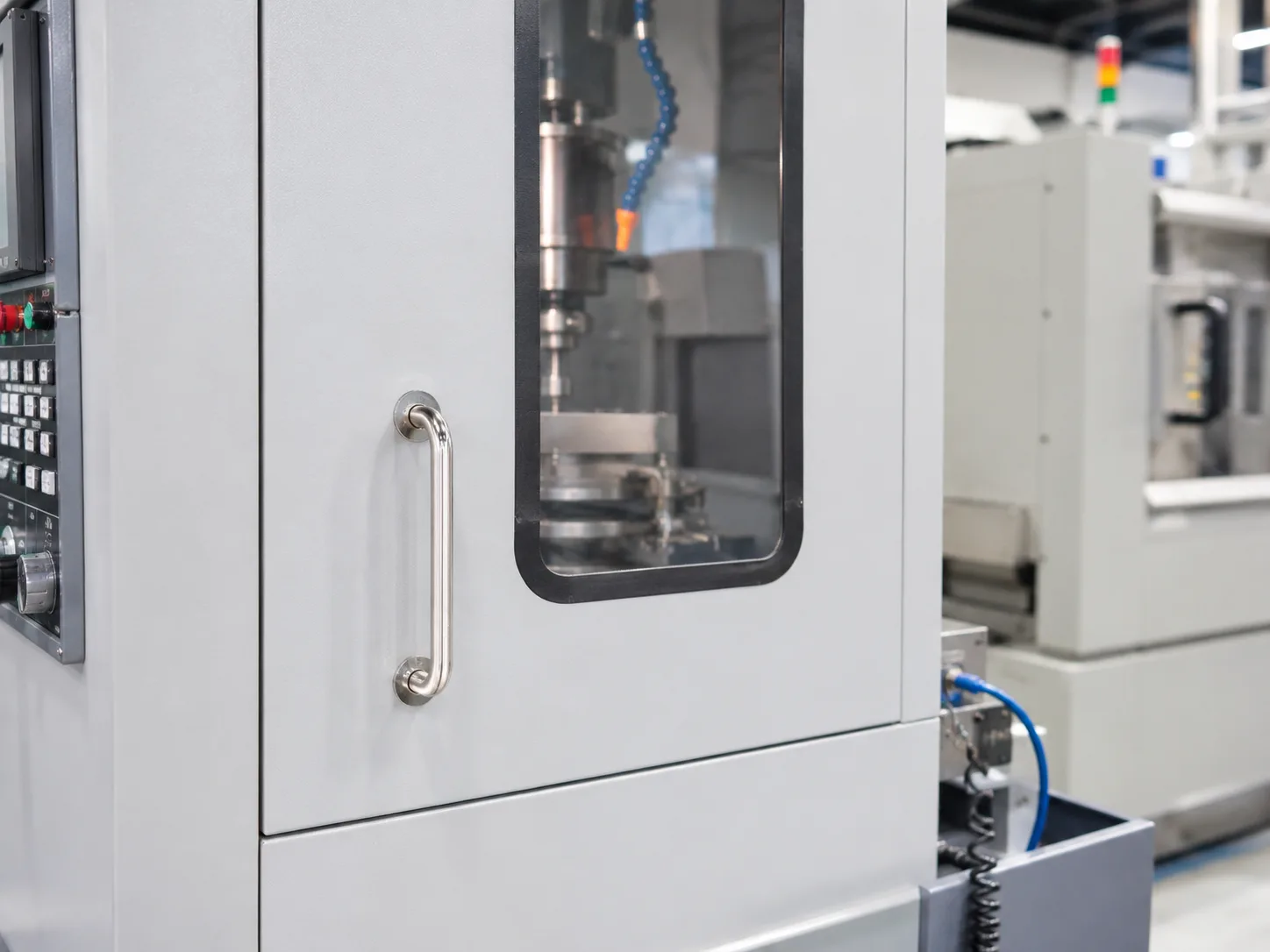 Machine inspection access door